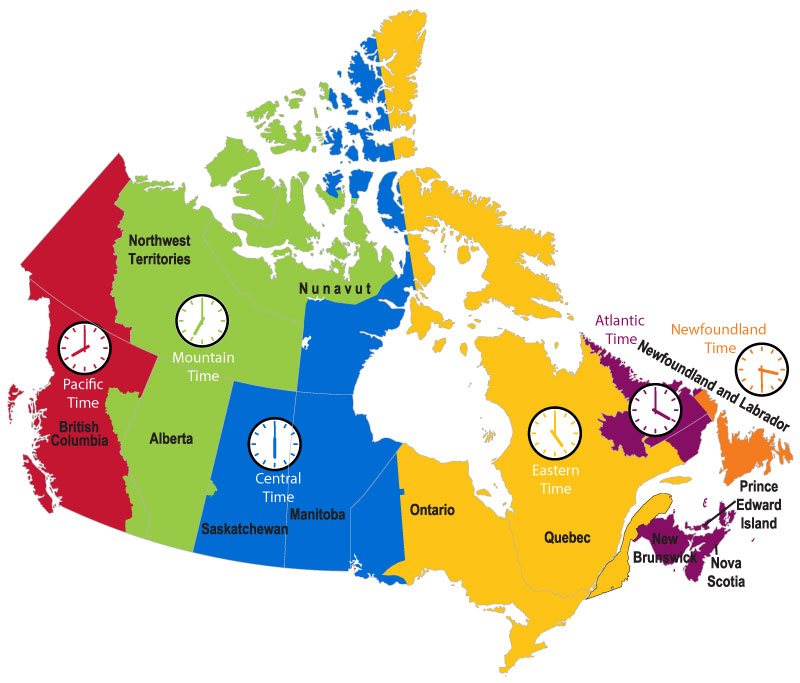 Канада сколько. Временные зоны Канады. Часовые пояса Канады. Часовые пояса Канады на карте. Часовые поя са Аканады.